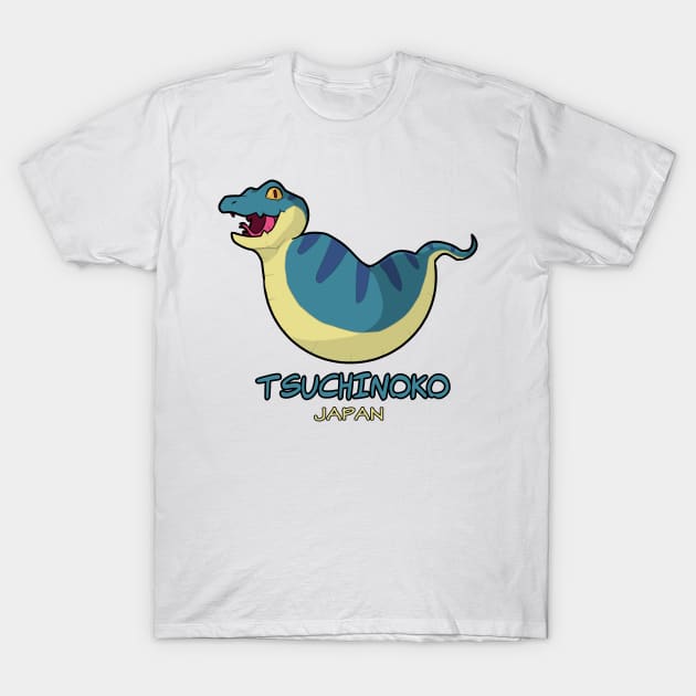 Compendium of Arcane Beasts and Critters - Tsuchinoko T-Shirt by taShepard